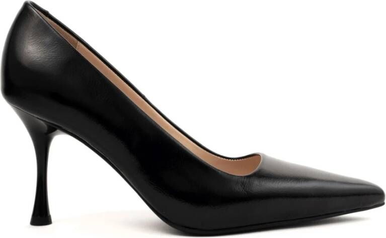 Sergio Moretti Klassieke Zwarte Hoge Hakken Pumps