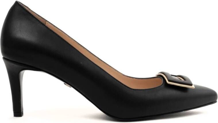 Sergio Moretti Klassieke Zwarte Hoge Hakken Pumps