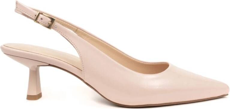 Sergio Moretti Roze Klassieke Middelhak Pumps