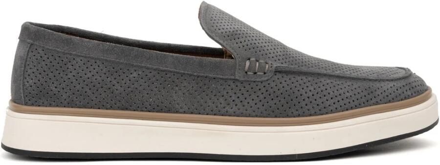 Sergio Moretti Gedetailleerde Suède Loafers