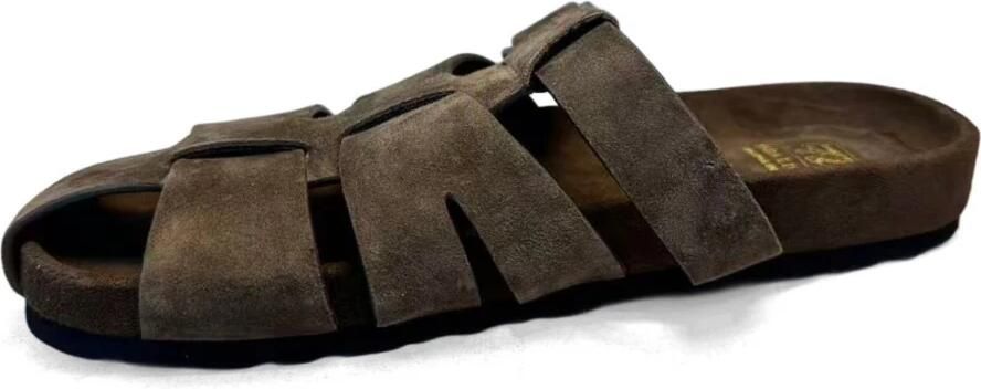 Sergio Moretti Slippers met open neus en sleehak - Foto 3