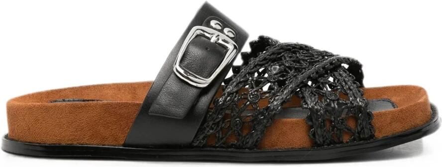 Sergio Moretti Slippers met open neus