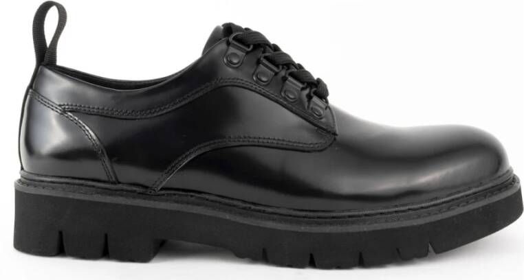 Sergio Moretti Zwarte Formele Zakelijke Schoenen