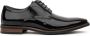 Sergio Moretti Zwarte Leren Formele Platte Schoenen - Thumbnail 1