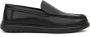 Sergio Moretti Zwarte leren loafers casual platte - Thumbnail 1