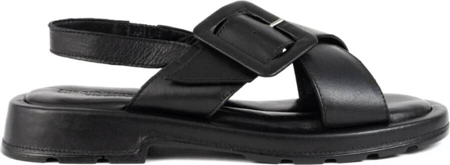 Sergio Moretti Platte Open Sandalen