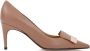 Sergio Rossi Bright Skin Leren Pumps Beige Dames - Thumbnail 1