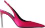 Sergio Rossi Fuchsia Satin Pumps Heels - Thumbnail 1