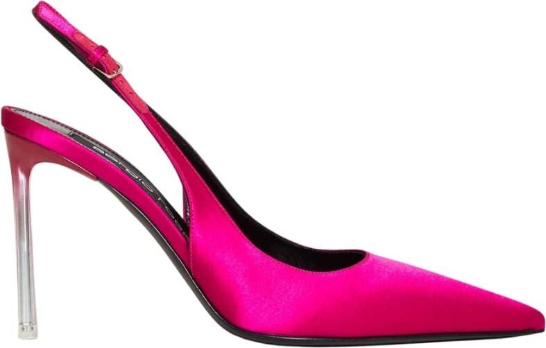 Sergio Rossi Fuxia Sandalen voor Dames Aw22 Roze Dames