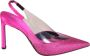Sergio Rossi Grijze platte schoenen met hoge hak sandalen Roze Dames - Thumbnail 1