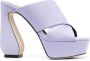 Sergio Rossi High Heel Sandals Purple Dames - Thumbnail 1