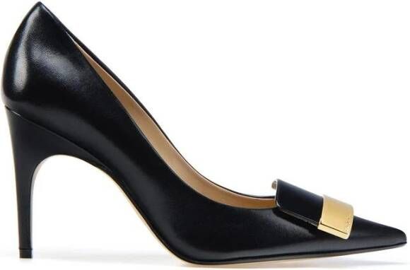 Sergio Rossi Klassieke Leren Hakken Pumps
