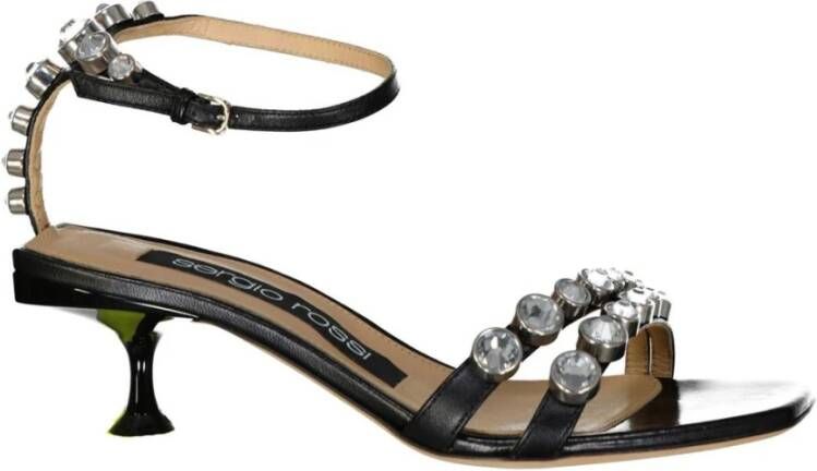 Sergio Rossi Kristal Strappy Hoge Hak Sandalen