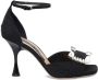 Sergio Rossi Kristal Zwarte Sandalen Aw23 - Thumbnail 1