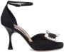 Sergio Rossi Kristalversierde sandalen met enkelgesp - Thumbnail 1