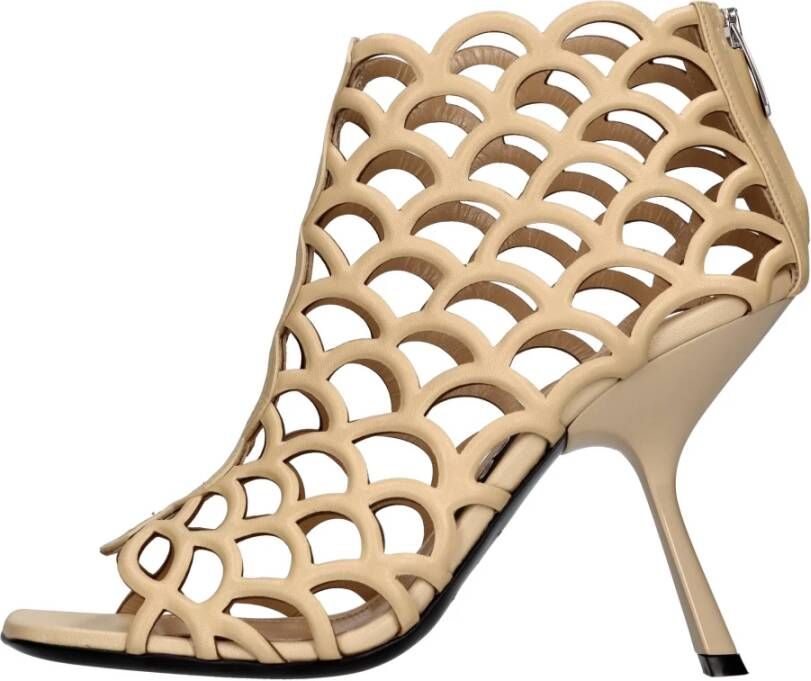 Sergio Rossi Laarzen Beige