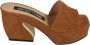 Sergio Rossi Leren Sandalen - Thumbnail 1