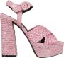 Sergio Rossi Lichtroze Sandal-90 Pink Dames - Thumbnail 1