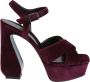 Sergio Rossi Mora Sandalen Stijlvol en Comfortabel Purple Dames - Thumbnail 1