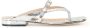 Sergio Rossi Platte sandalen met kristal en topdetail Gray Dames - Thumbnail 5
