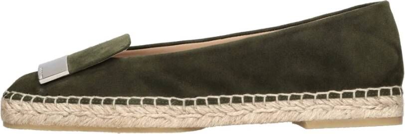 Sergio Rossi Platte schoenen Groen
