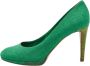 Sergio Rossi Pre-owned Canvas heels Green Dames - Thumbnail 1
