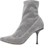 Sergio Rossi Pre-owned Fabric boots Gray Dames - Thumbnail 1