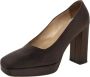Sergio Rossi Pre-owned Fabric heels Brown Dames - Thumbnail 1