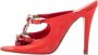 Sergio Rossi Pre-owned Fabric sandals Red Dames - Thumbnail 1