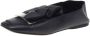 Sergio Rossi Pre-owned Leather flats Black Dames - Thumbnail 1