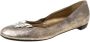 Sergio Rossi Pre-owned Leather flats Gray Dames - Thumbnail 1