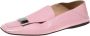 Sergio Rossi Pre-owned Leather flats Pink Dames - Thumbnail 1