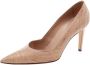 Sergio Rossi Pre-owned Leather heels Beige Dames - Thumbnail 1