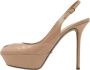 Sergio Rossi Pre-owned Leather heels Beige Dames - Thumbnail 1