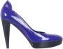 Sergio Rossi Pre-owned Leather heels Blue Dames - Thumbnail 1