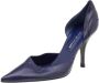Sergio Rossi Pre-owned Leather heels Purple Dames - Thumbnail 1