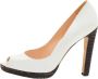 Sergio Rossi Pre-owned Leather heels White Dames - Thumbnail 1
