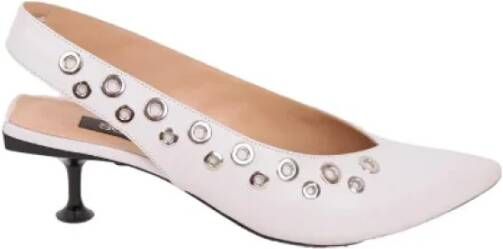 Sergio Rossi Pre-owned Leather heels White Dames