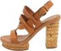 Sergio Rossi Pre-owned Leather sandals Brown Dames - Thumbnail 1