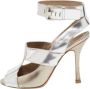 Sergio Rossi Pre-owned Leather sandals Gray Dames - Thumbnail 1