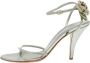 Sergio Rossi Pre-owned Leather sandals Gray Dames - Thumbnail 1