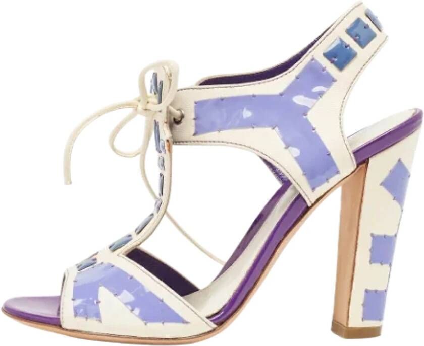 Sergio Rossi Pre-owned Leather sandals Multicolor Dames
