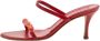 Sergio Rossi Pre-owned Leather sandals Red Dames - Thumbnail 1