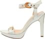 Sergio Rossi Pre-owned Leather sandals White Dames - Thumbnail 1