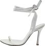 Sergio Rossi Pre-owned Leather sandals White Dames - Thumbnail 1