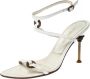 Sergio Rossi Pre-owned Leather sandals White Dames - Thumbnail 1