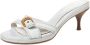 Sergio Rossi Pre-owned Leather sandals White Dames - Thumbnail 1