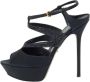 Sergio Rossi Pre-owned Satin heels Black Dames - Thumbnail 1