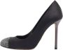 Sergio Rossi Pre-owned Satin heels Black Dames - Thumbnail 1