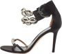 Sergio Rossi Pre-owned Satin sandals Black Dames - Thumbnail 1